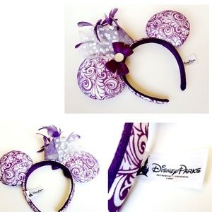 Disneyland Regal Purple Minnie Mouse Ears